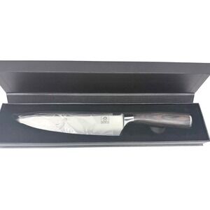 iHOMEER 8 Inch High Polished Stainless Steel Blade Chef Knife 13 in Overall